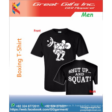 chemise de gym / entraînement / course à pied mma boxe t-shirt sports free wear fashion